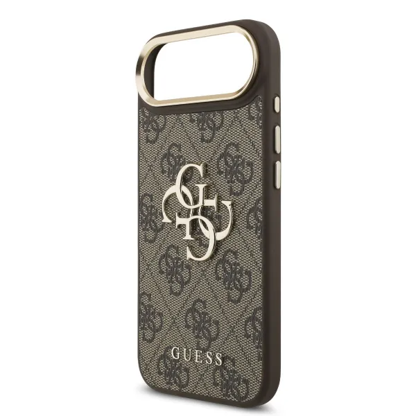 GUESS 4G METAL Ochranný obal pre Apple iPhone Air BROWN