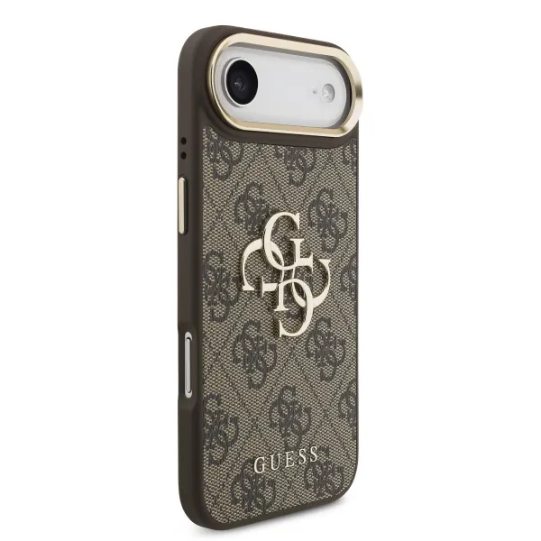 GUESS 4G METAL Ochranný obal pre Apple iPhone Air BROWN