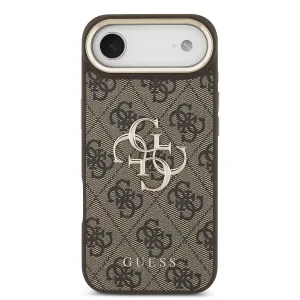 GUESS 4G METAL Ochranný obal pre Apple iPhone Air BROWN