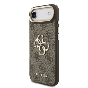 GUESS 4G METAL Ochranný obal pre Apple iPhone Air BROWN