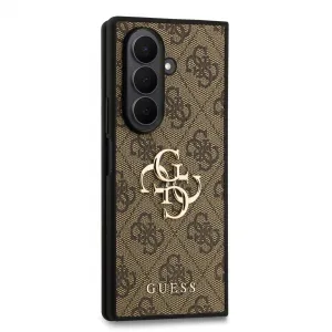 GUESS 4G METAL Ochranný obal pre Samsung Galaxy Z Fold7 5G BROWN