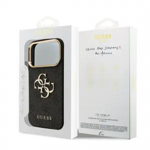 GUESS 4G METAL Ochranný obal pre Apple iPhone 17 Pro GREY