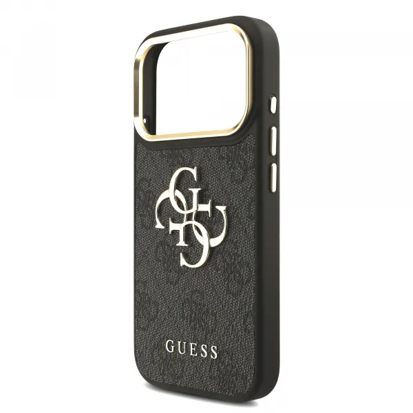 GUESS 4G METAL Ochranný obal pre Apple iPhone 17 Pro GREY