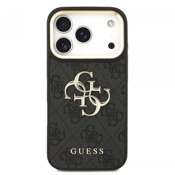 GUESS 4G METAL Ochranný obal pre Apple iPhone 17 Pro GREY