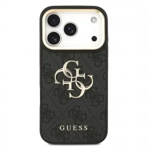 GUESS 4G METAL Ochranný obal pre Apple iPhone 17 Pro GREY