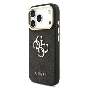 GUESS 4G METAL Ochranný obal pre Apple iPhone 17 Pro GREY