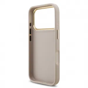 GUESS 4G METAL Ochranný obal pre Apple iPhone 17 Pro PINK
