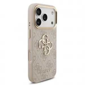 GUESS 4G METAL Ochranný obal pre Apple iPhone 17 Pro PINK