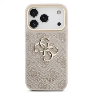 GUESS 4G METAL Ochranný obal pre Apple iPhone 17 Pro PINK