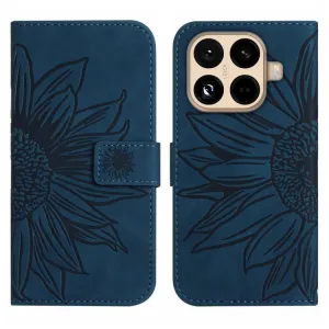 ART SUNFLOWER Peňaženkový kryt so šnúrkou pre Xiaomi 15T Pro modrý