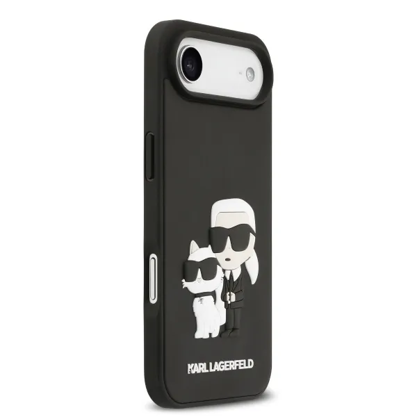 KARL LAGERFELD 3D KARL AND CHOUPETTE Kryt Apple iPhone Air BLACK