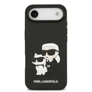 KARL LAGERFELD 3D KARL AND CHOUPETTE Kryt Apple iPhone Air BLACK