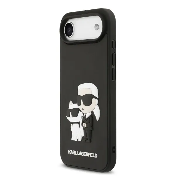 KARL LAGERFELD 3D KARL AND CHOUPETTE Kryt Apple iPhone Air BLACK