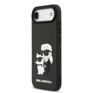 KARL LAGERFELD 3D KARL AND CHOUPETTE Kryt Apple iPhone Air BLACK