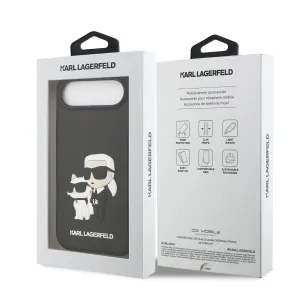 KARL LAGERFELD 3D KARL AND CHOUPETTE Kryt Apple iPhone Air BLACK