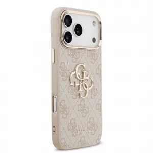 GUESS 4G METAL Ochranný obal pre Apple iPhone 17 Pro Max PINK