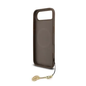 GUESS 4G CHARM Kryt s príveskom Apple iPhone Air BROWN