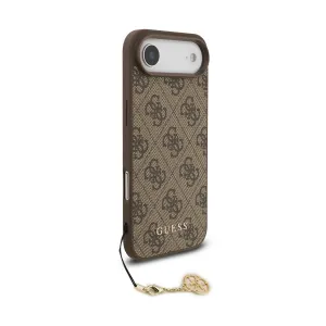 GUESS 4G CHARM Kryt s príveskom Apple iPhone Air BROWN
