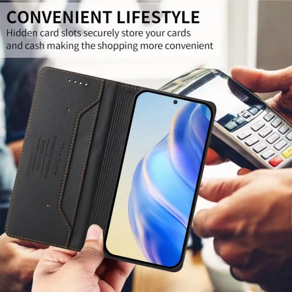 RINA Zaklápacie puzdro pre Xiaomi 15T čierne
