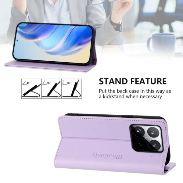 RINA Zaklápacie puzdro pre Xiaomi 15T svetlofialové