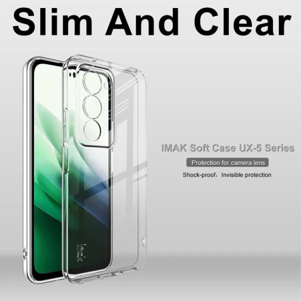 IMAK UX-5 Ochranný kryt Xiaomi Redmi 15 / Redmi 15 5G priehľadný