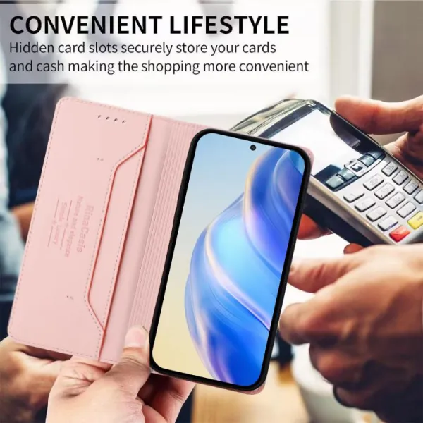 RINA Zaklápacie puzdro pre Xiaomi 15T ružové