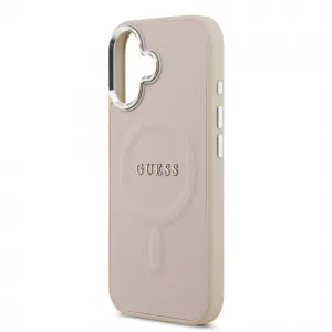 GUESS PU MAGSAFE Ochranný kryt pre Apple iPhone 17 PINK