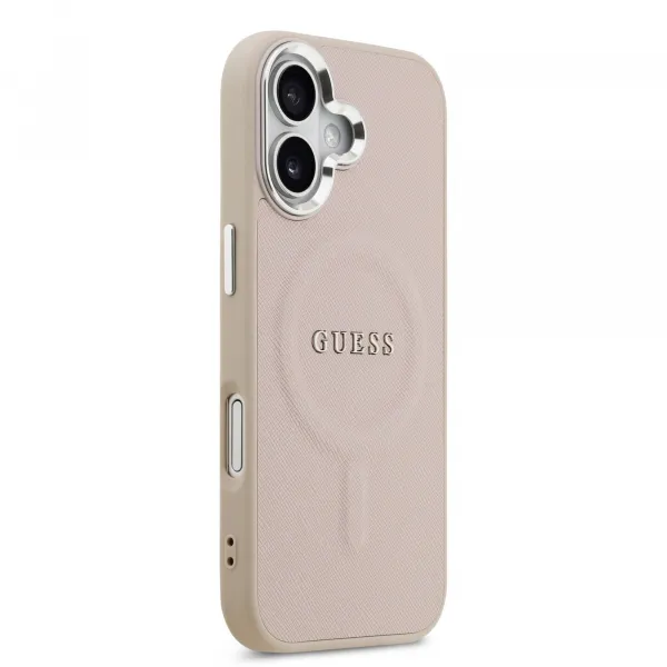 GUESS PU MAGSAFE Ochranný kryt pre Apple iPhone 17 PINK