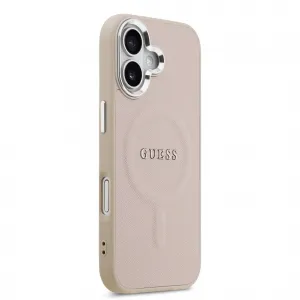 GUESS PU MAGSAFE Ochranný kryt pre Apple iPhone 17 PINK