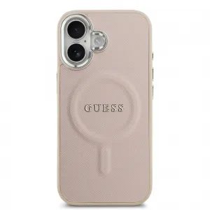 GUESS PU MAGSAFE Ochranný kryt pre Apple iPhone 17 PINK