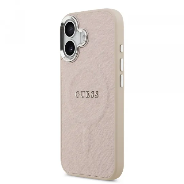 GUESS PU MAGSAFE Ochranný kryt pre Apple iPhone 17 PINK