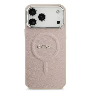 GUESS PU MAGSAFE Ochranný kryt pre Apple iPhone 17 Pro PINK