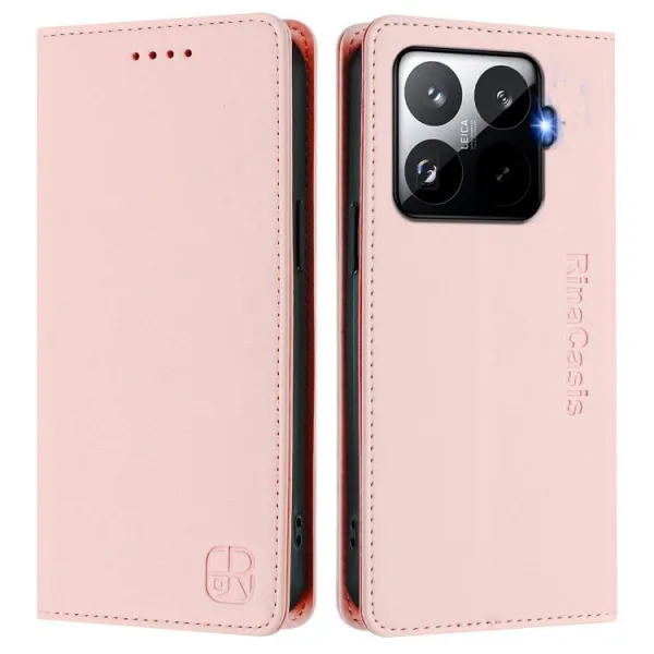 RINA Zaklápacie puzdro pre Xiaomi 15T Pro ružové