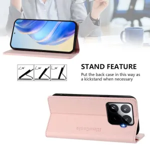 RINA Zaklápacie puzdro pre Xiaomi 15T Pro ružové