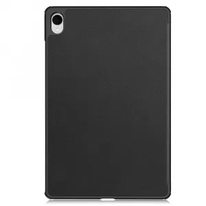 LEATHER Zaklápací kryt pre Samsung Galaxy Tab S11 čierny