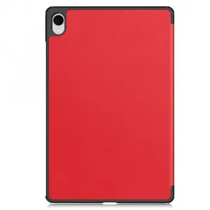 LEATHER Zaklápací kryt pre Samsung Galaxy Tab S11 červený