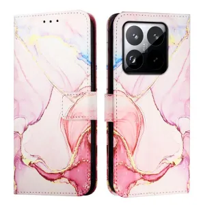 ART MARBLE Peňaženkový kryt pre Xiaomi 15T ROSE GOLD