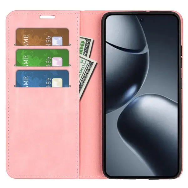 MAGNETIC Zaklápací kryt pre Xiaomi 15T Pro ružový