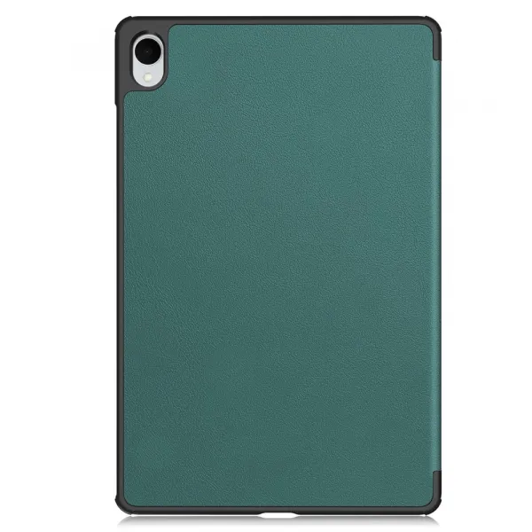 LEATHER Zaklápací kryt pre Samsung Galaxy Tab S11 zelený