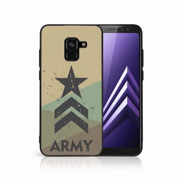 MY ART Ochranný kryt pre Samsung Galaxy A8 2018 (A530) ARMY (236)