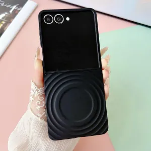 RIPPLE CASE Plastový kryt s MagSafe Samsung Galaxy Z Flip7 5G čierny