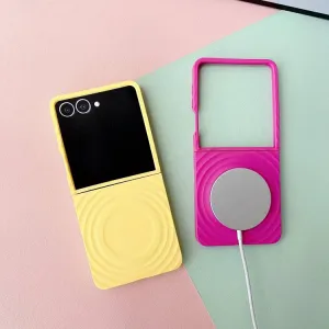 RIPPLE CASE Plastový kryt s MagSafe Samsung Galaxy Z Flip7 5G modrý