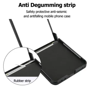 RHOMBIC Ochranný kryt s remienkom Samsung Galaxy Z Flip7 5G čierny
