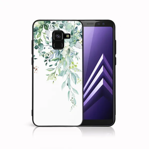 MY ART Ochranný kryt pre Samsung Galaxy A8 2018 (A530) GREENERY (155)