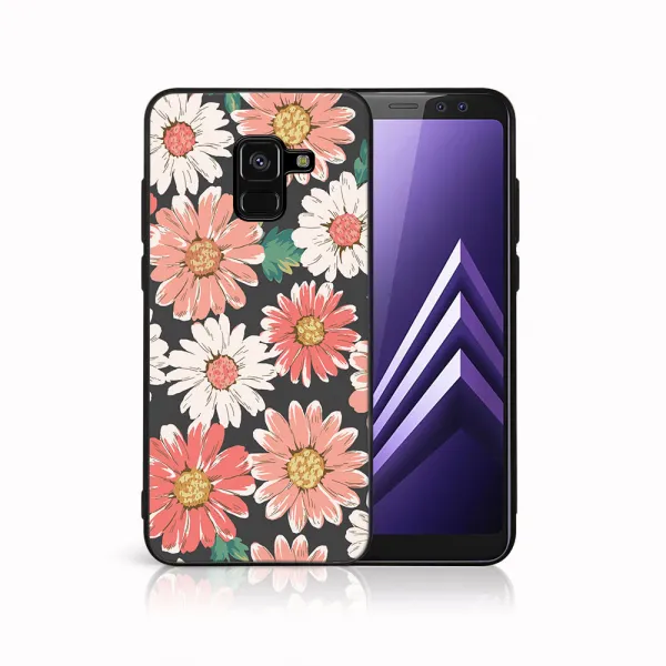 MY ART Ochranný kryt pre Samsung Galaxy A8 2018 (A530) DAISY (161)