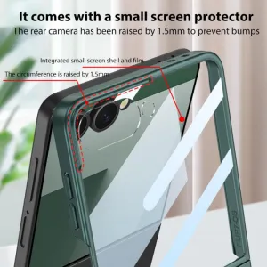 GKK XTCASE Ochranný kryt s držiakom Samsung Galaxy Z Flip7 5G TITANIUM GREY