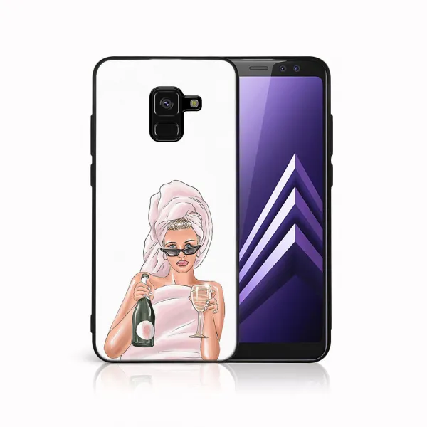 MY ART Ochranný kryt pre Samsung Galaxy A8 2018 (A530) CHAMPAGNE (134)