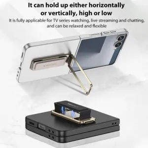 GKK XTCASE Ochranný kryt s držiakom Samsung Galaxy Z Flip7 5G TITANIUM GREY
