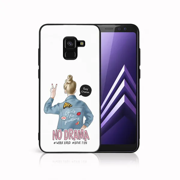 MY ART Ochranný kryt pre Samsung Galaxy A8 2018 (A530) NO DRAMA (138)