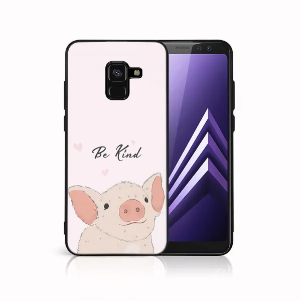 MY ART Ochranný kryt pre Samsung Galaxy A8 2018 (A530) BE KIND (190)